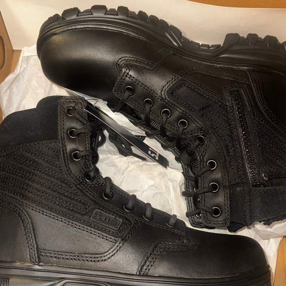 5.11 Tactical Black Combat Boots - Picture 8 of 11